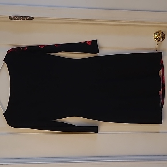 NWOT Lauren Ralph Lauren Ruched Side Three-quarter Sleeved Lined Floral … - Picture 5 of 16